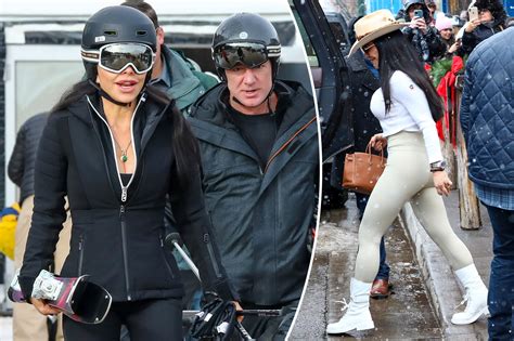 lauren sanchez boobs|Jeff Bezos girlfriend Lauren Sanchez shows off her assets in Aspen